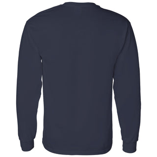 Belmont University Bruins Basic Block Heavy Blend Long Sleeve T-Shirt - Navy