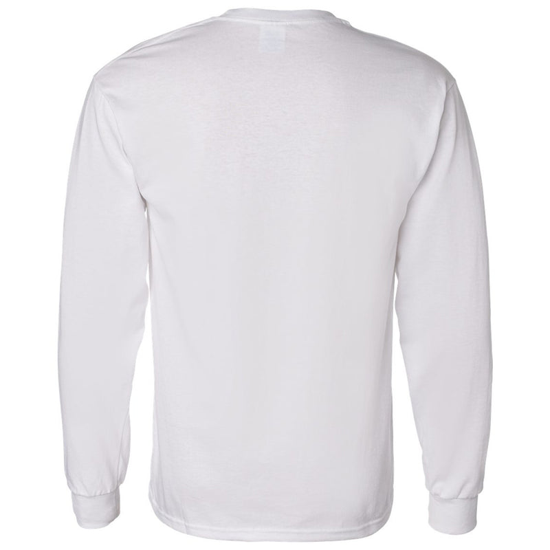 UW-Platteville Primary Logo Long Sleeve - White