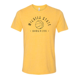 Wichita State University Shockers Basketball Metaphys Canvas Triblend Tee - Yellow Gold