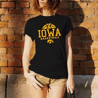 University of Iowa Hawkeyes Basketball Hype Short Sleeve T Shirt - Black