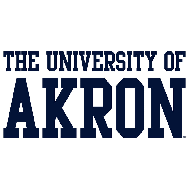 Akron Zips Basic Block T Shirt - White