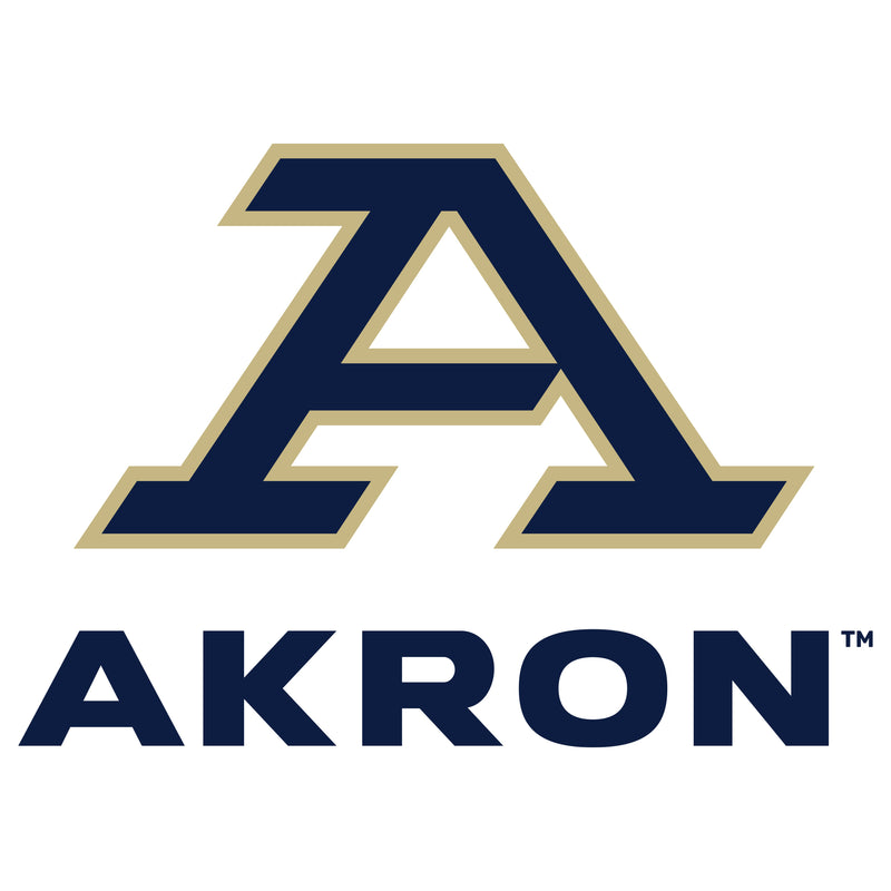 Akron Zips Primary Logo Long Sleeve T Shirt - White