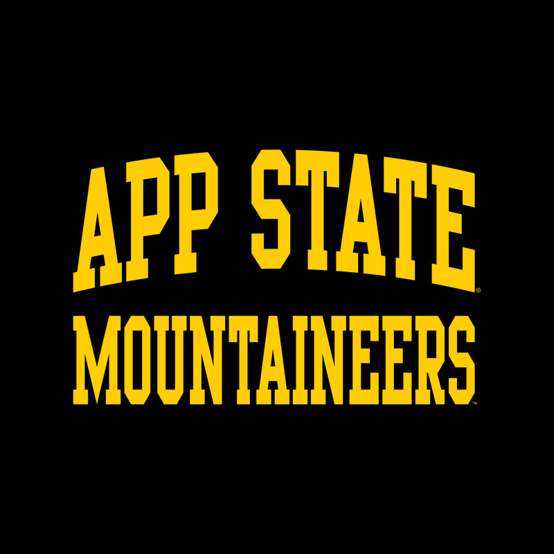 App State Front Back Print T-Shirt - Black