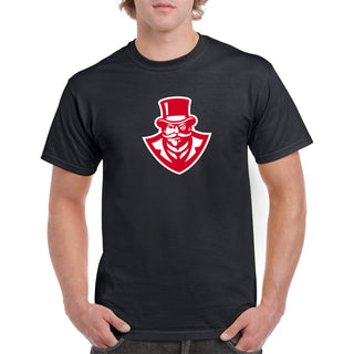 Austin Peay State University Governors Primary Logo Cotton T-Shirt - Black