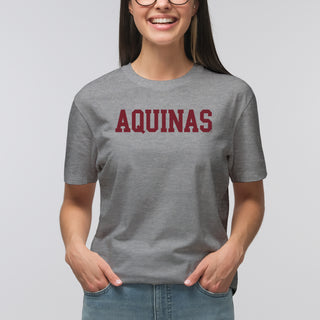 Aquinas Saints Basic Block T Shirt - Sport Grey