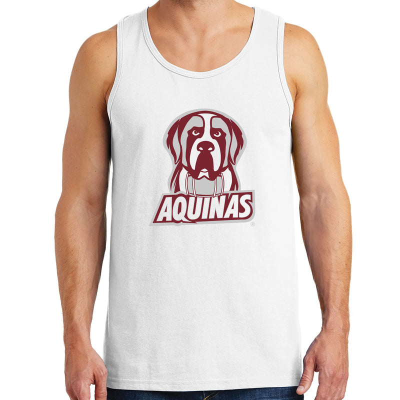 Aquinas College Saints Primary Logo Tank Top - White