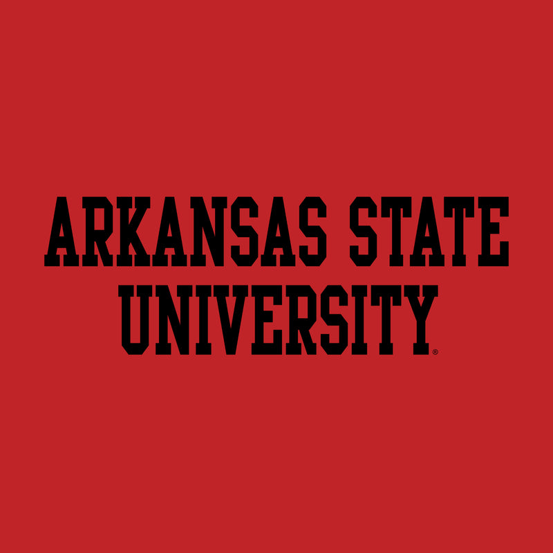 Arkansas State Basic Block Long Sleeve - Red