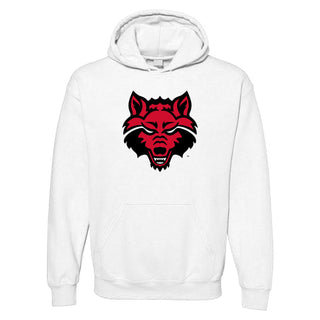 Arkansas State Primary Logo Hoodie - White