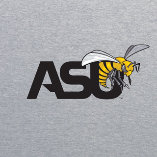 Alabama State University Hornets Primary Logo Short Sleeve T Shirt - Sport Grey