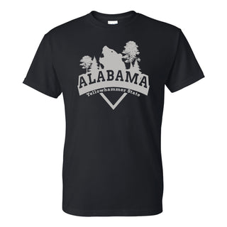 Alabama Bear Arch T-Shirt - Black