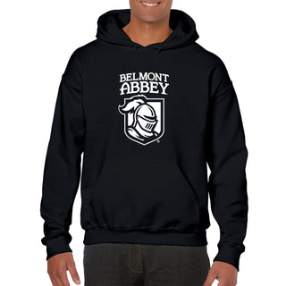 Belmont Abbey College Crusaders Arch Logo Hoodie - Black