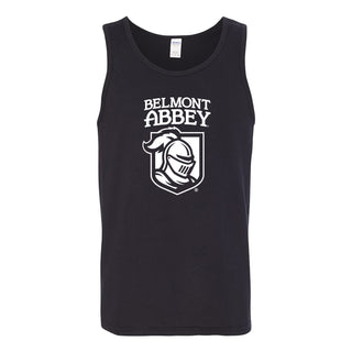 Belmont Abbey College Crusaders Arch Logo Tank Top - Black