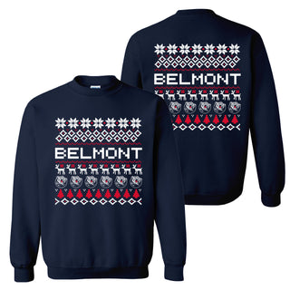 Belmont Holiday Sweater Crewneck - Navy