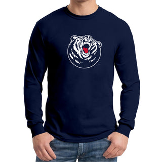 Belmont University Bruins Primary Logo Basic Cotton Long Sleeve T-Shirt - Navy