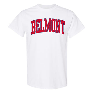 Belmont Bruins Mega Arch T-Shirt - White