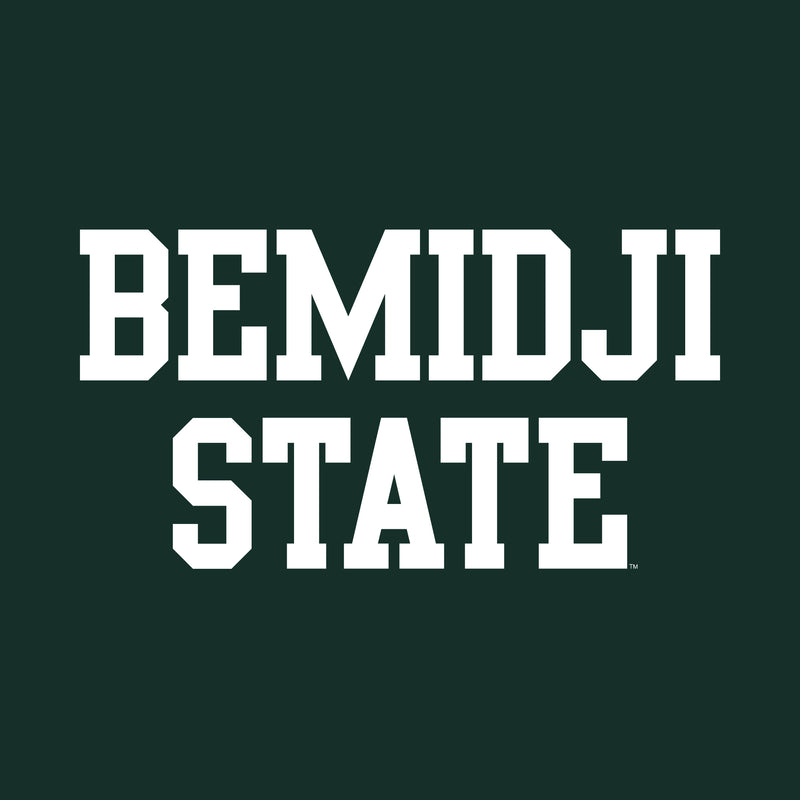 Bemidji State Beavers Basic Block Crewneck Sweatshirt - Forest