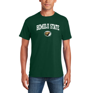 Bemidji State Beavers Arch Logo T Shirt - Forest