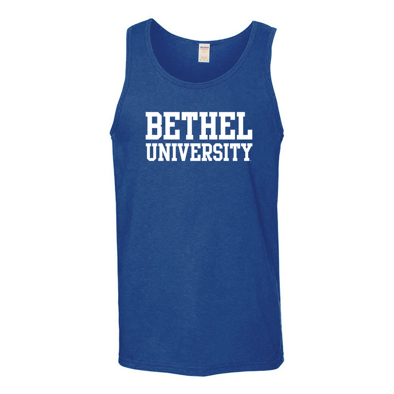 Bethel University Pilots Basic Block Tank Top - Royal