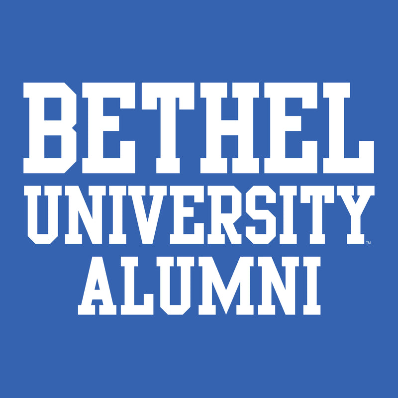 Bethel University Pilots Basic Block Alumni Short Sleeve T Shirt - Royal