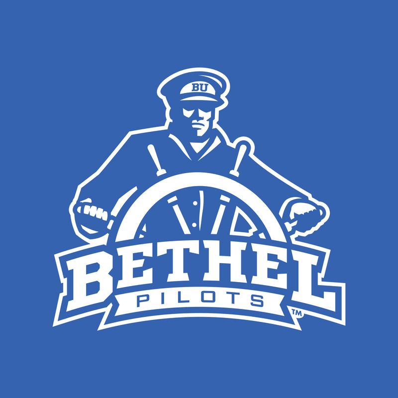 Bethel University Pilots Primary Logo Long Sleeve T Shirt - Royal