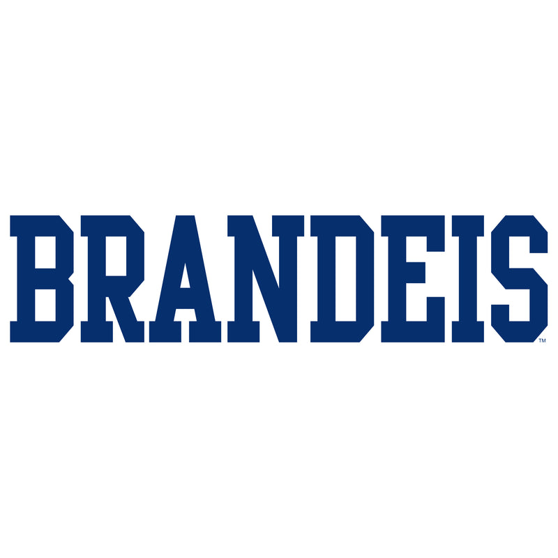 Brandeis Judges Basic Block T Shirt - White