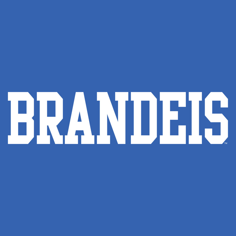 Brandeis University Judges Basic Block Long Sleeve T Shirt - Royal