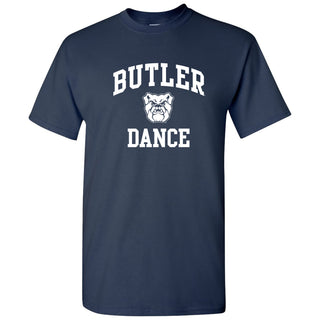 Butler University Bulldogs Arch Logo Dance Short Sleeve T Shirt - Navy