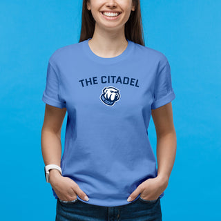 The Citadel Bulldogs Arch Logo Short Sleeve T-Shirt - Carolina Blue