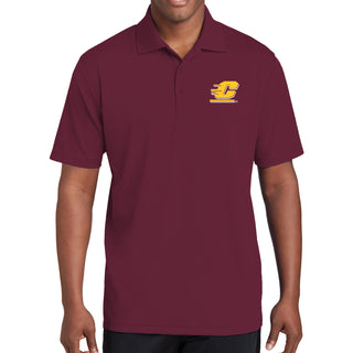 Central Michigan University Chippewas Action C Polo - Maroon