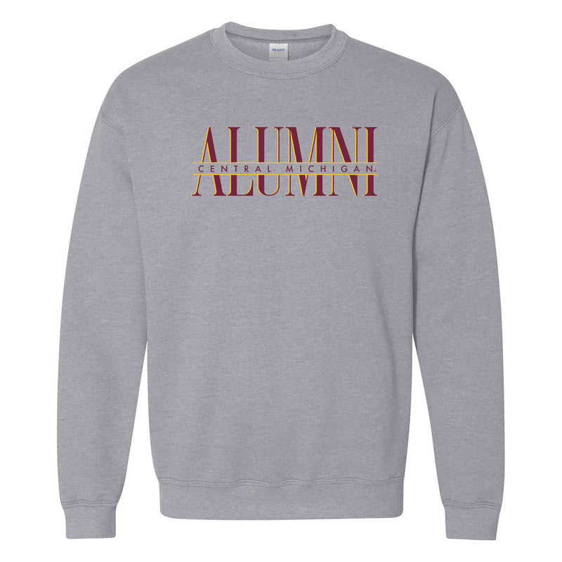 Central Michigan Classic Alumni Crewneck - Sport Grey