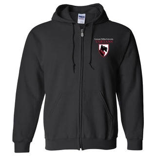 Carnegie Mellon University Tartans Primary Logo Full-Zip Hoodie - Black