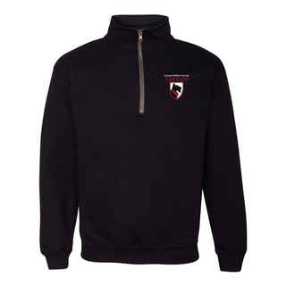 Carnegie Mellon University Tartans Primary Logo Left Quarter-Zip Sweatshirt - Black