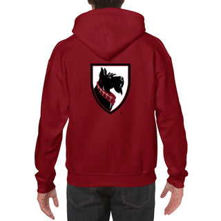 Carnegie Mellon University Tartans Front Back Print Hoodie - Cardinal