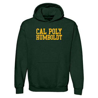 Cal Poly Humboldt Lumberjacks Basic Block Hoodie - Forest