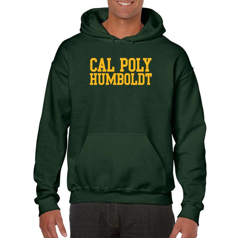 Cal Poly Humboldt Lumberjacks Basic Block Hoodie - Forest