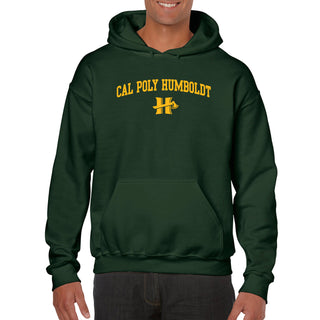 Cal Poly Humboldt Lumberjacks Arch Logo Hoodie - Forest