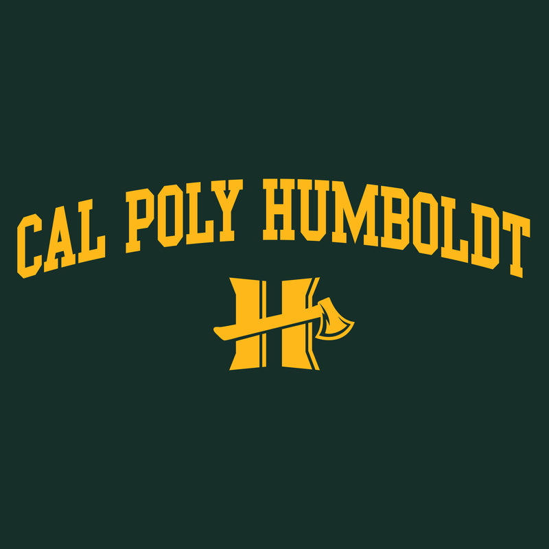 Cal Poly Humboldt Lumberjacks Arch Logo Youth T Shirt - Forest