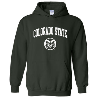 Colorado State University Rams Arch Logo Hoodie - Forest