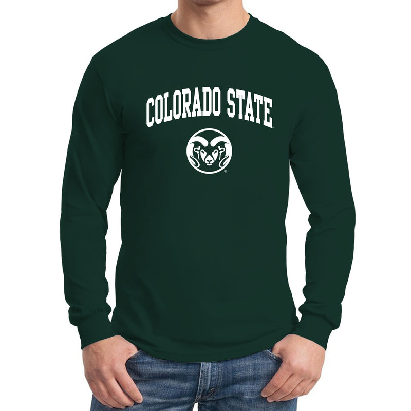 Colorado State University Rams Arch Logo Long Sleeve - Forest