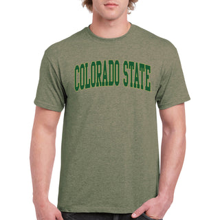 Colorado State Rams Mega Arch T-Shirt - Heather Military