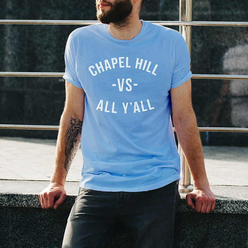 Chapel Hill VS All Y'all Tee - Carolina Blue