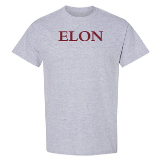 Elon Phoenix Basic Block T Shirt - Sport Grey