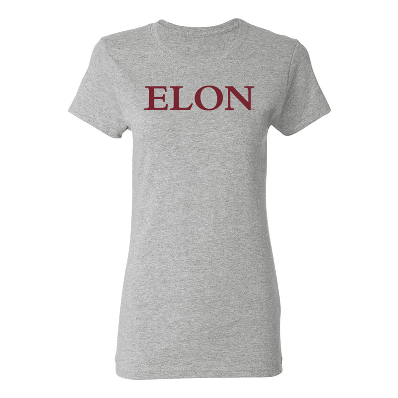 Elon Phoenix Basic Block Women's T Shirt - Sport Grey