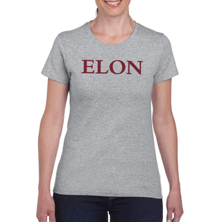 Elon Phoenix Basic Block Women's T Shirt - Sport Grey