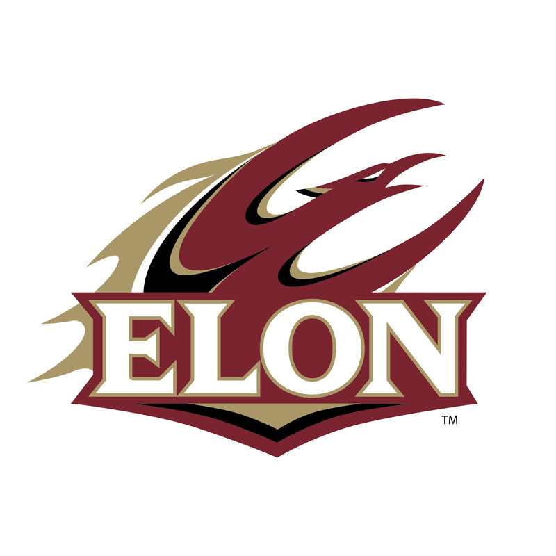 Elon University Phoenix Primary Logo Youth T Shirt - White