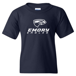 Emory University Eagles Primary Logo Youth Short Sleeve T Shirt - Navy