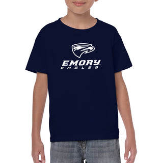 Emory University Eagles Primary Logo Youth Short Sleeve T Shirt - Navy