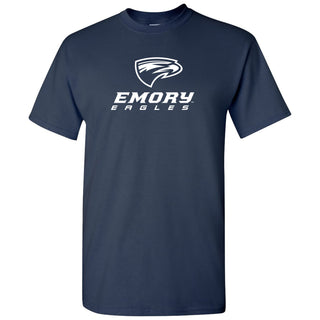 Emory University Eagles Primary Logo Short Sleeve T Shirt - Navy