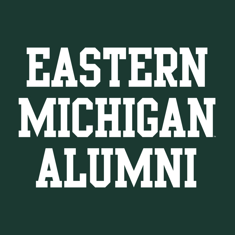 Eastern Michigan University Eagles Alumni Block Short Sleeve T Shirt - Forest