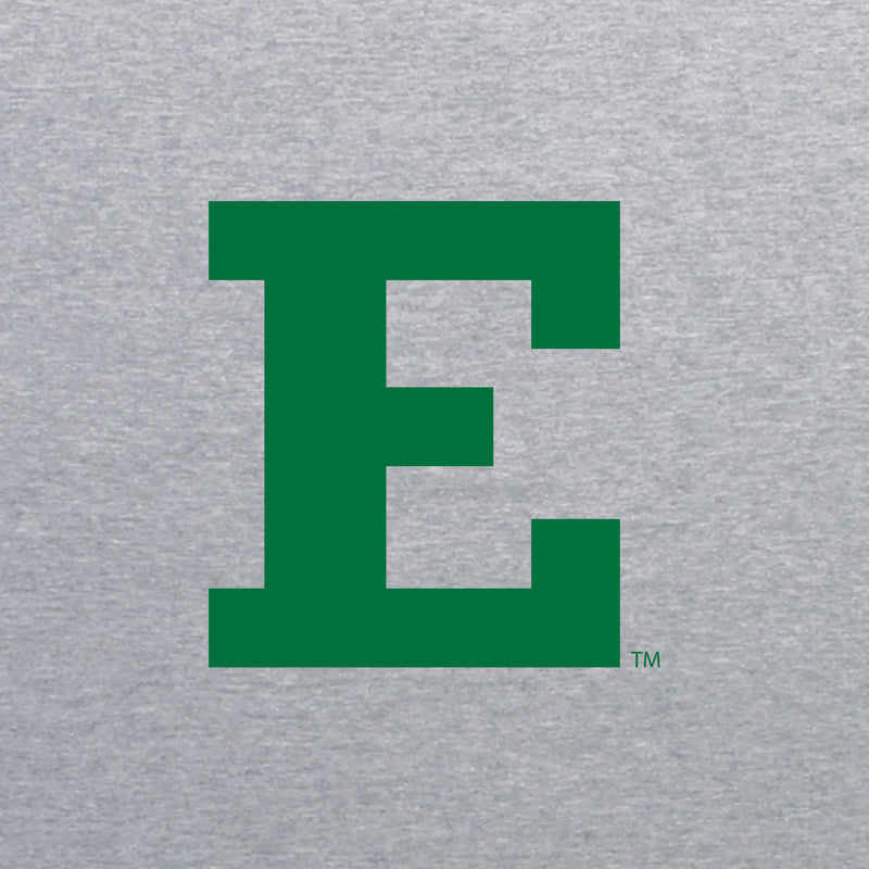 Eastern Michigan University Eagles Primary Logo Left Chest Full Zip Hoodie - Sport Grey